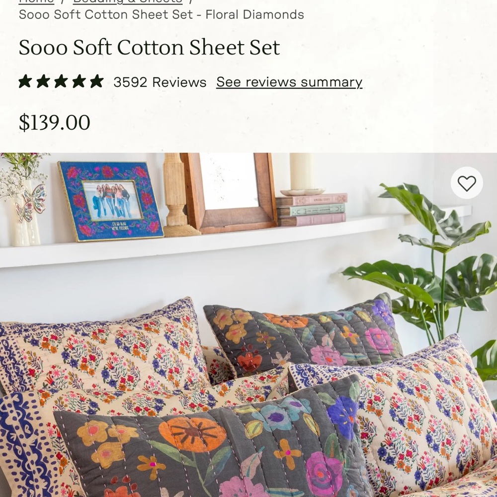 Natural Life sheet set CK